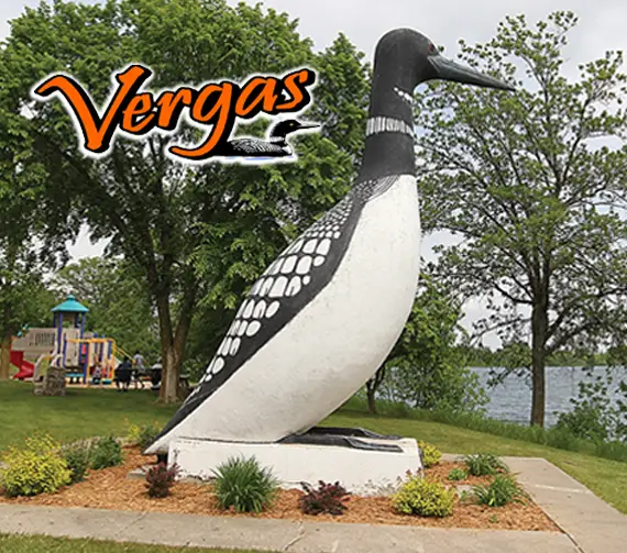 Worlds largest loon in Vergas, Minnesota