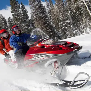 Snowmobile trails at the Artisan Inn Studio Vacation Lodge and Creative Retreat